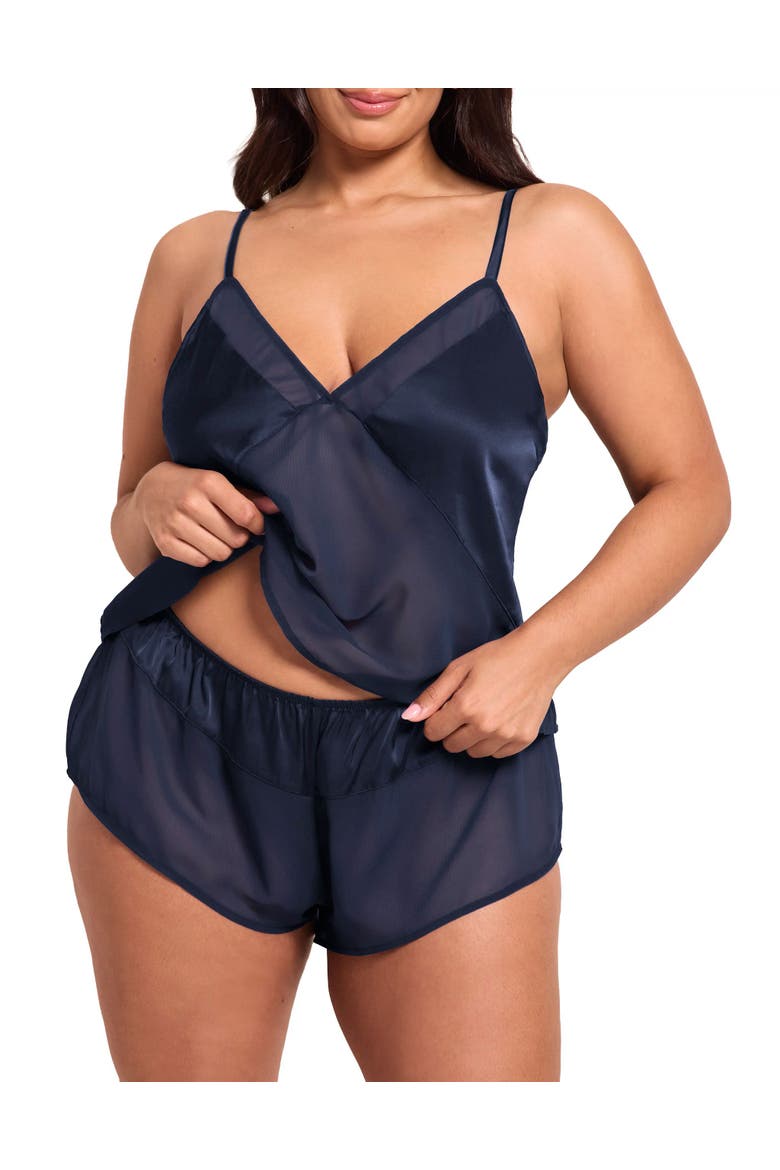 Kimberley Camisole & Short Set Lingerie, Alternate, color, Dark blue