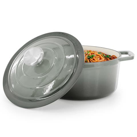 2.7 Quart Round Enameled Cast Iron Casserole