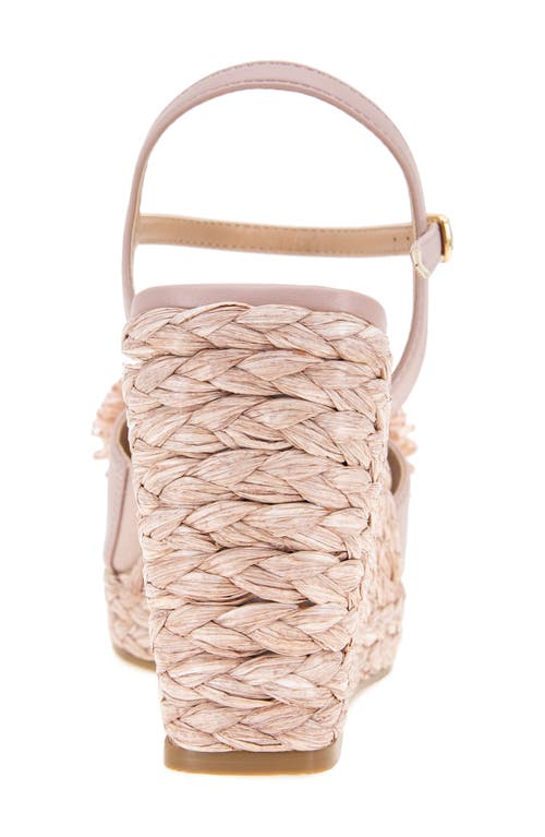 Bcbgeneration Erika Braided Wedge Sandal In Adobe Rose