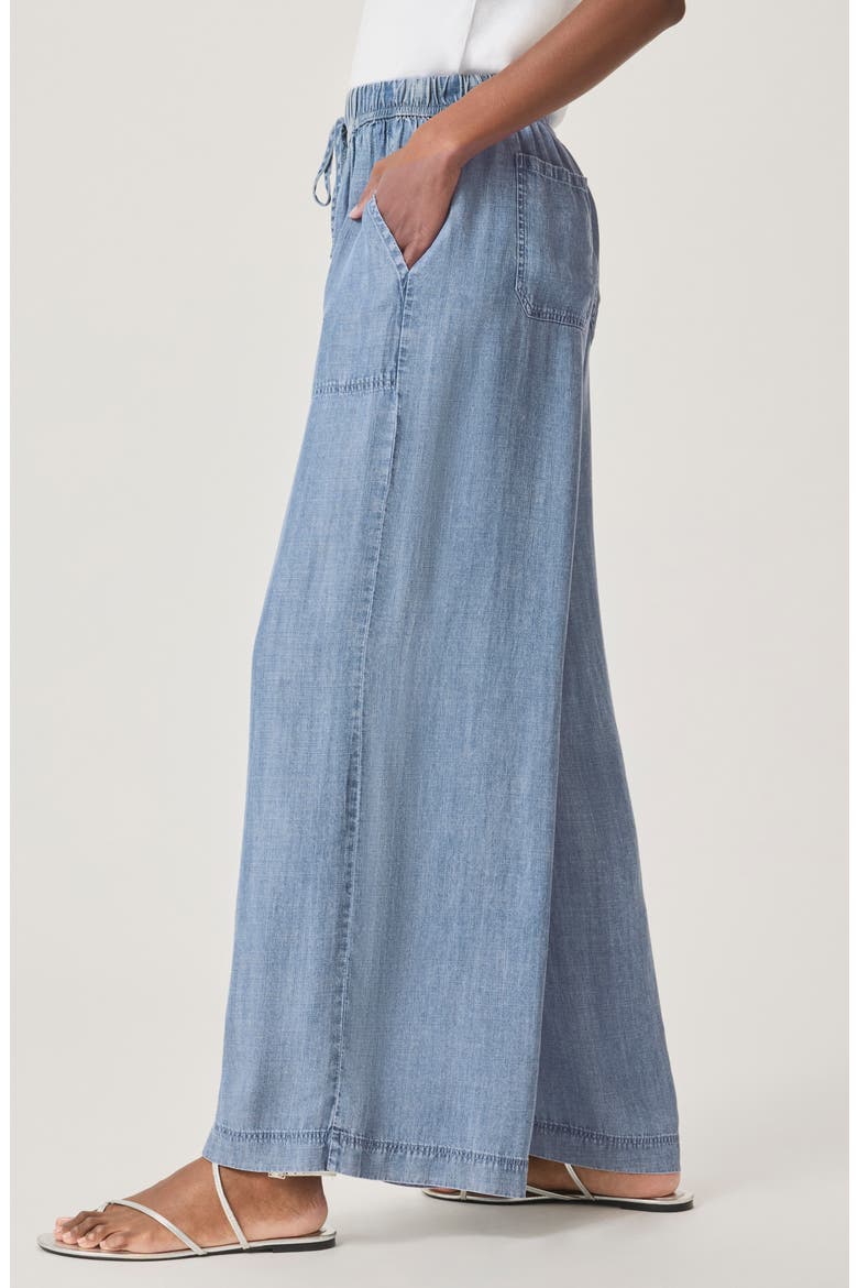 Angie Indigo Palazzo Pants, Alternate, color, INDIGO