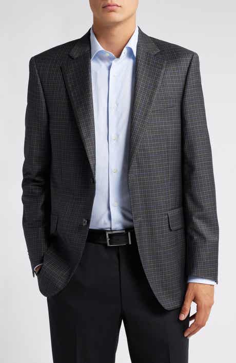 Peter Millar Flynn Classic Fit Check Wool Sport Coat