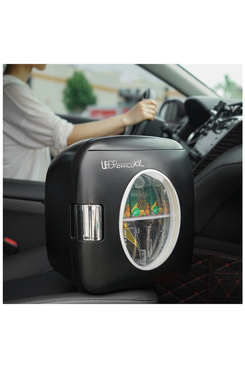6-Can Mini Fridge - Black, Alternate, color, MATTE BLACK