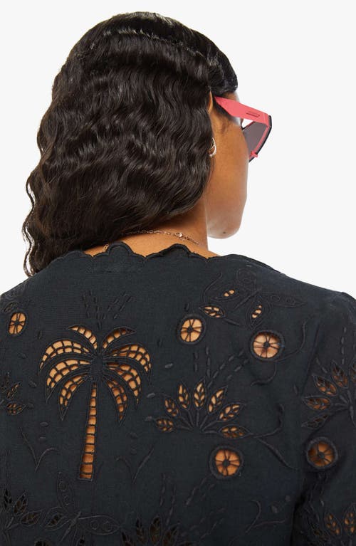 MOTHER MOTHER THE SOCIAL BUTTERFLY LACE CROP TOP