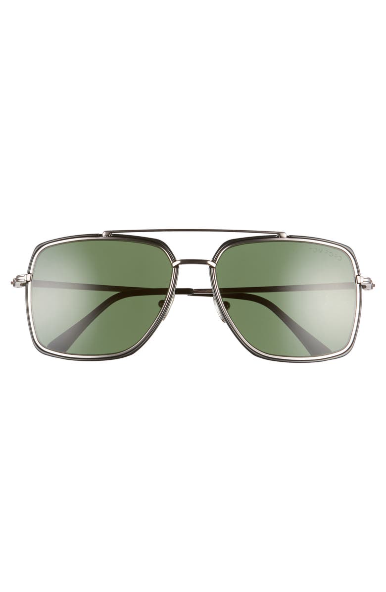 TOM FORD Lionel 60mm Navigator Sunglasses, Alternate, color,