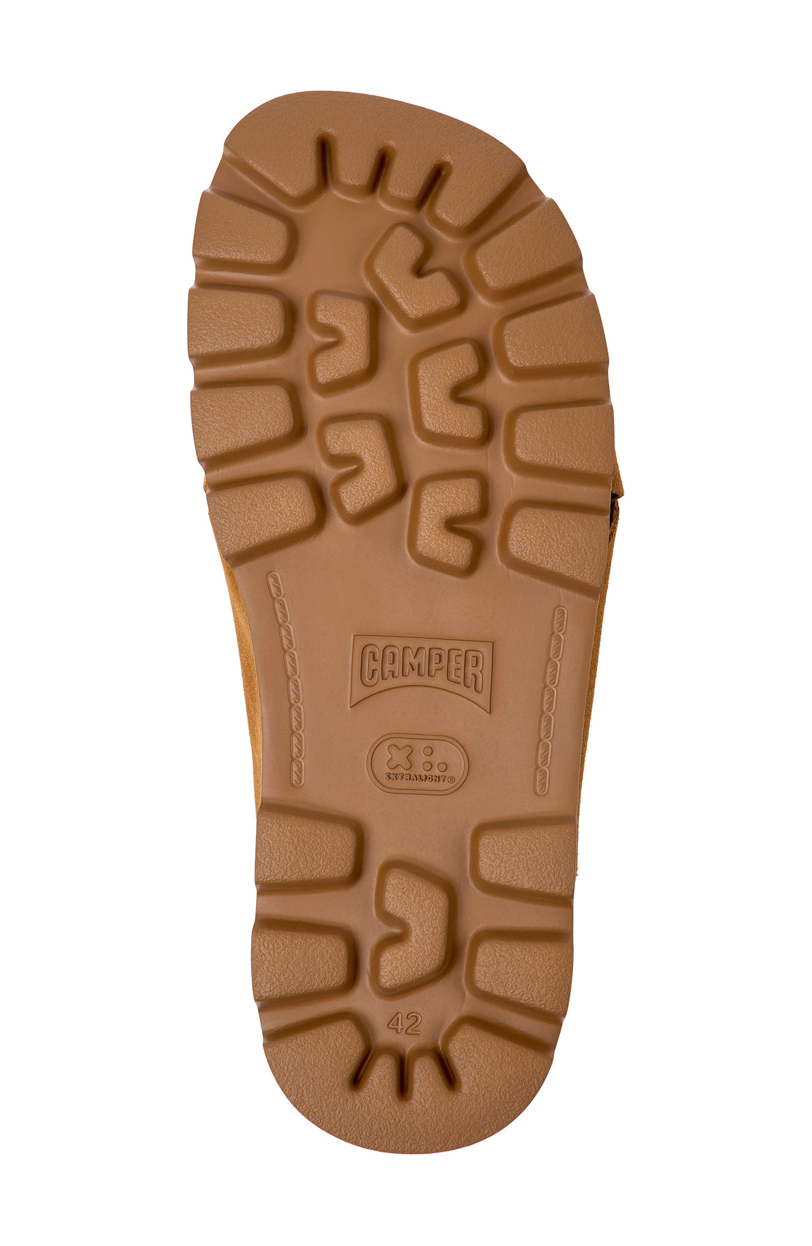 Brutus Slide Sandal, Alternate, color, BROWN SUEDE