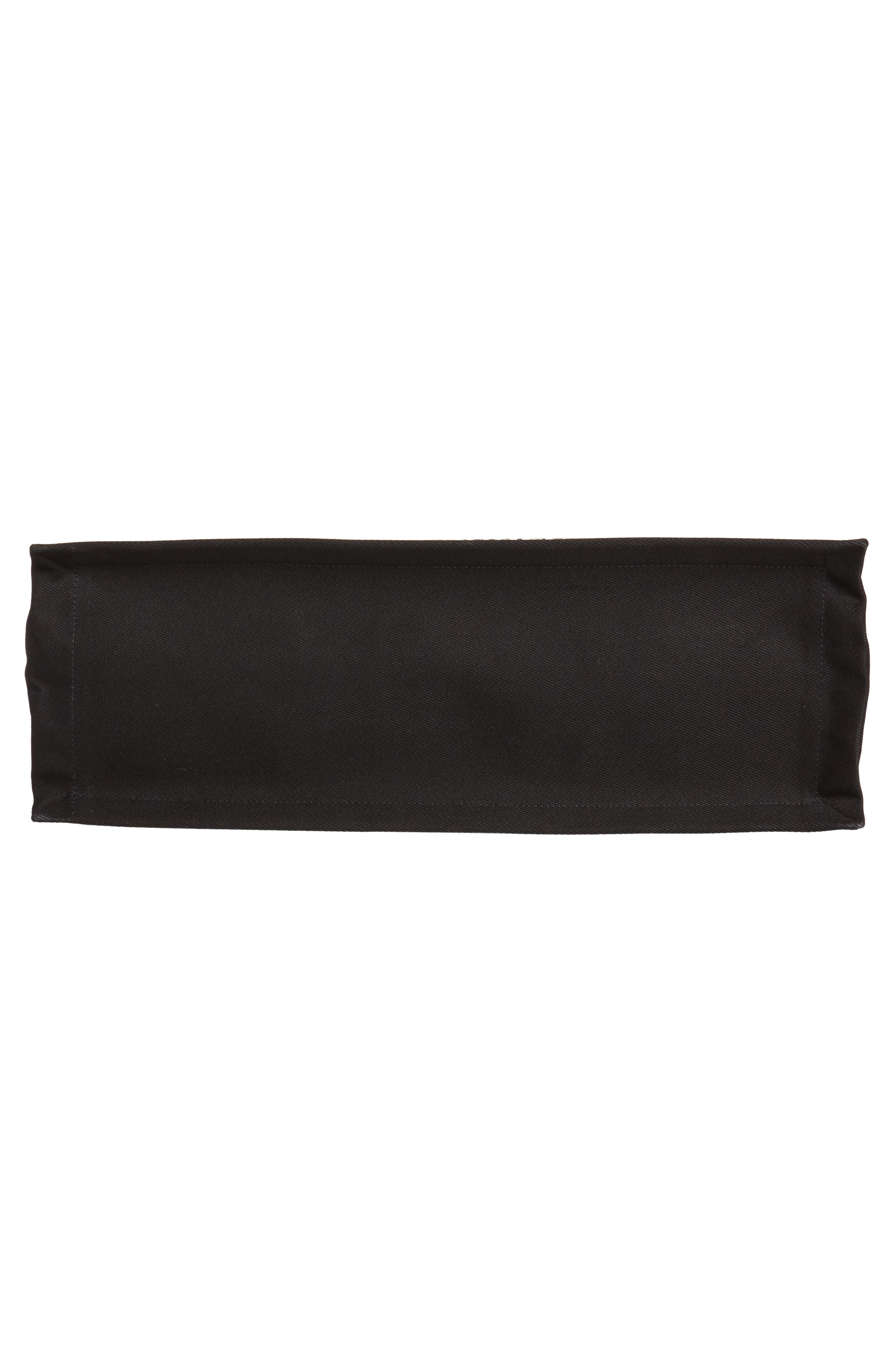 Saint Laurent Noe Rive Gauche Logo Canvas Tote, Alternate, color, 