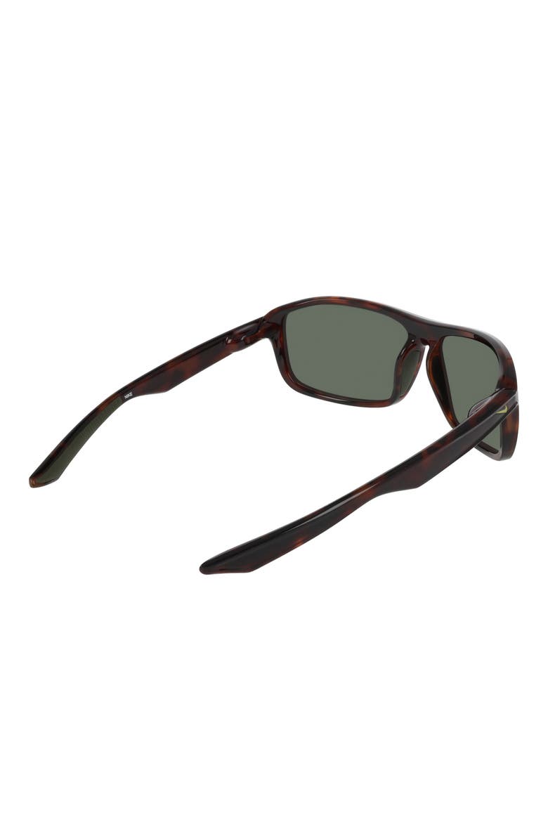 Premier Stride 63mm Rectangular Sunglasses, Alternate, color, TORTOISE / GREEN