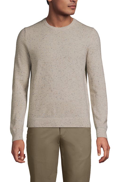 Lands' End Fine Gauge Cashmere Sweater In Gray