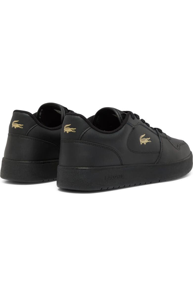 Lacoste Low Top Sneaker, Alternate, color, Black/ Gold
