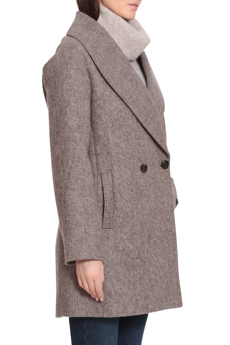 Shawl Collar Coat, Alternate, color, MOCCA