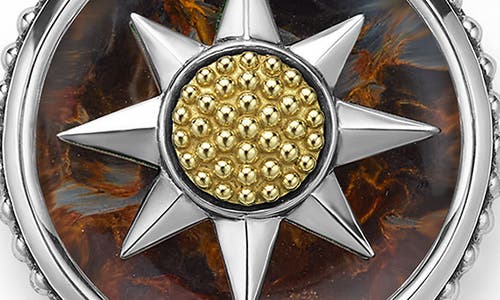 Lagos Anthem Compass Pendant In Two-tone Pi