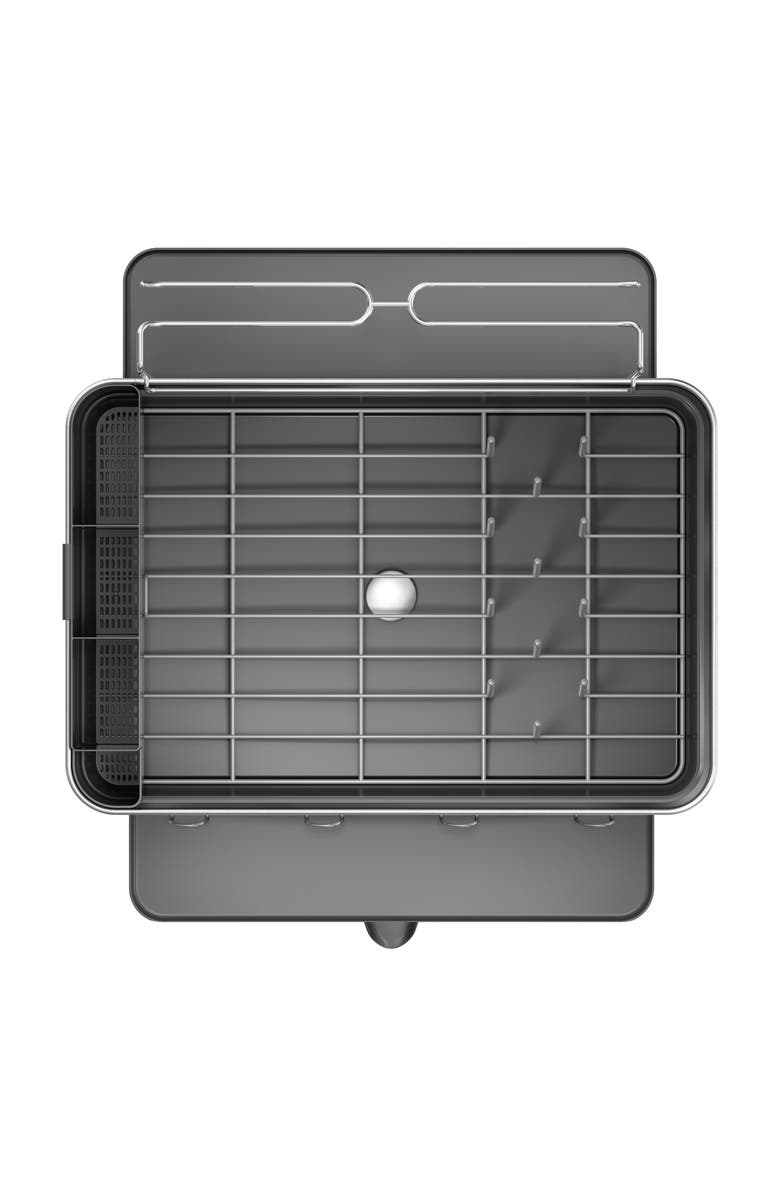 simplehuman steel frame dishrack, Alternate, color, Grey
