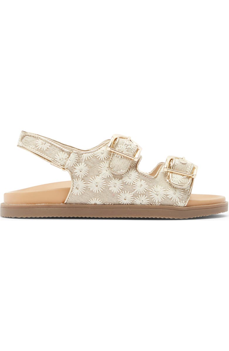 DV by Dolce Vita Kids' Allaine Woven Sandal, Alternate, color, Gold
