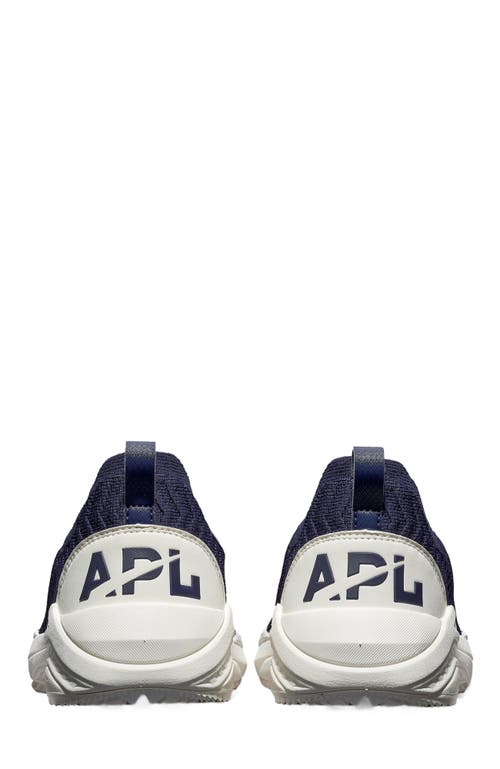 Apl Athletic Propulsion Labs Techloom Traveler Slip-ons In Navy/ivory