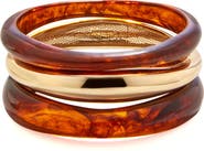 BaubleBar Raven Set of 3 Bangle Bracelets