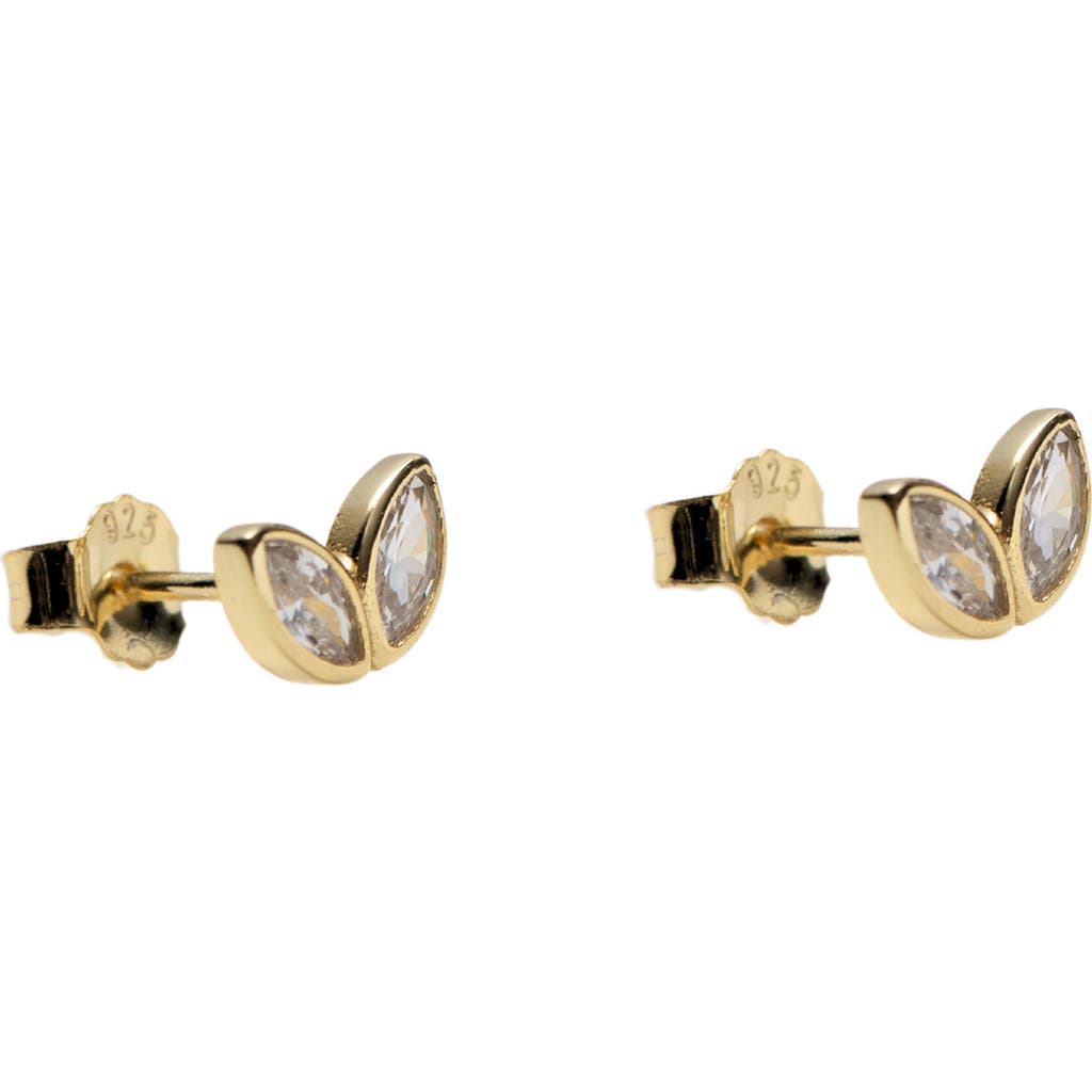 Argento Vivo Teardrop Post Stud Earrings In Gold