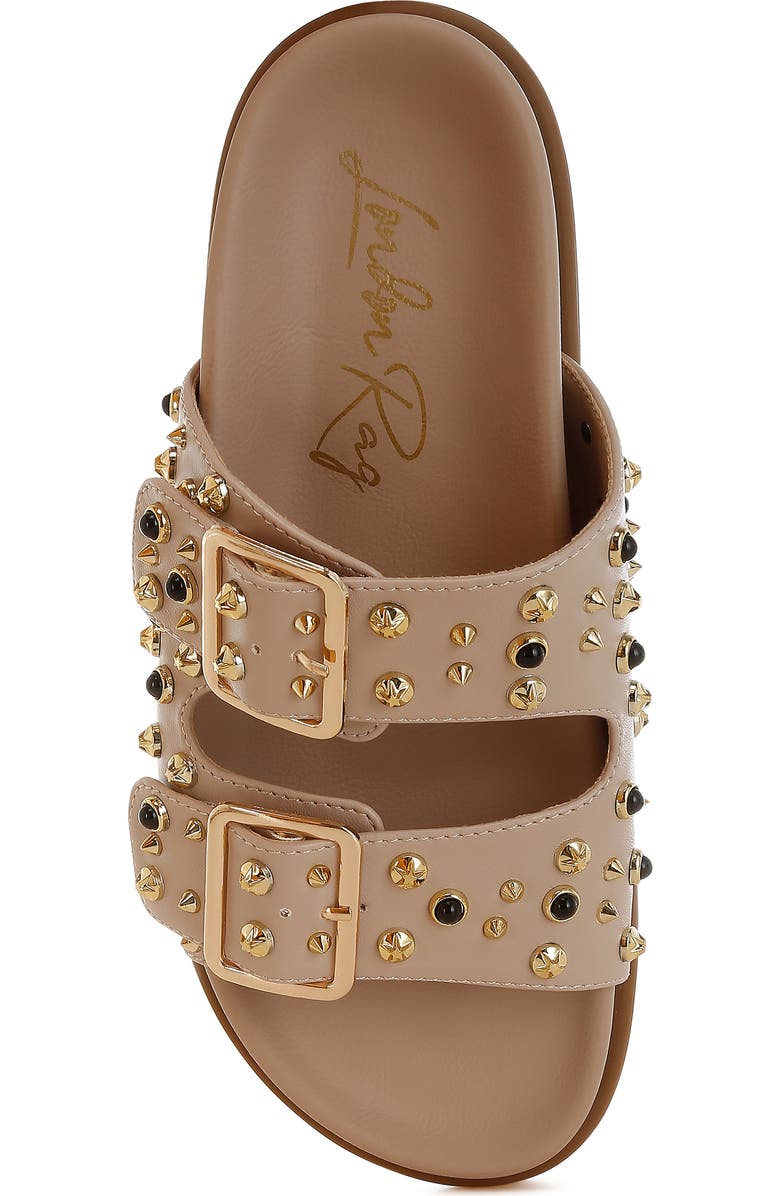 LONDON RAG Jayata Studded Slide Sandal, Alternate, color,