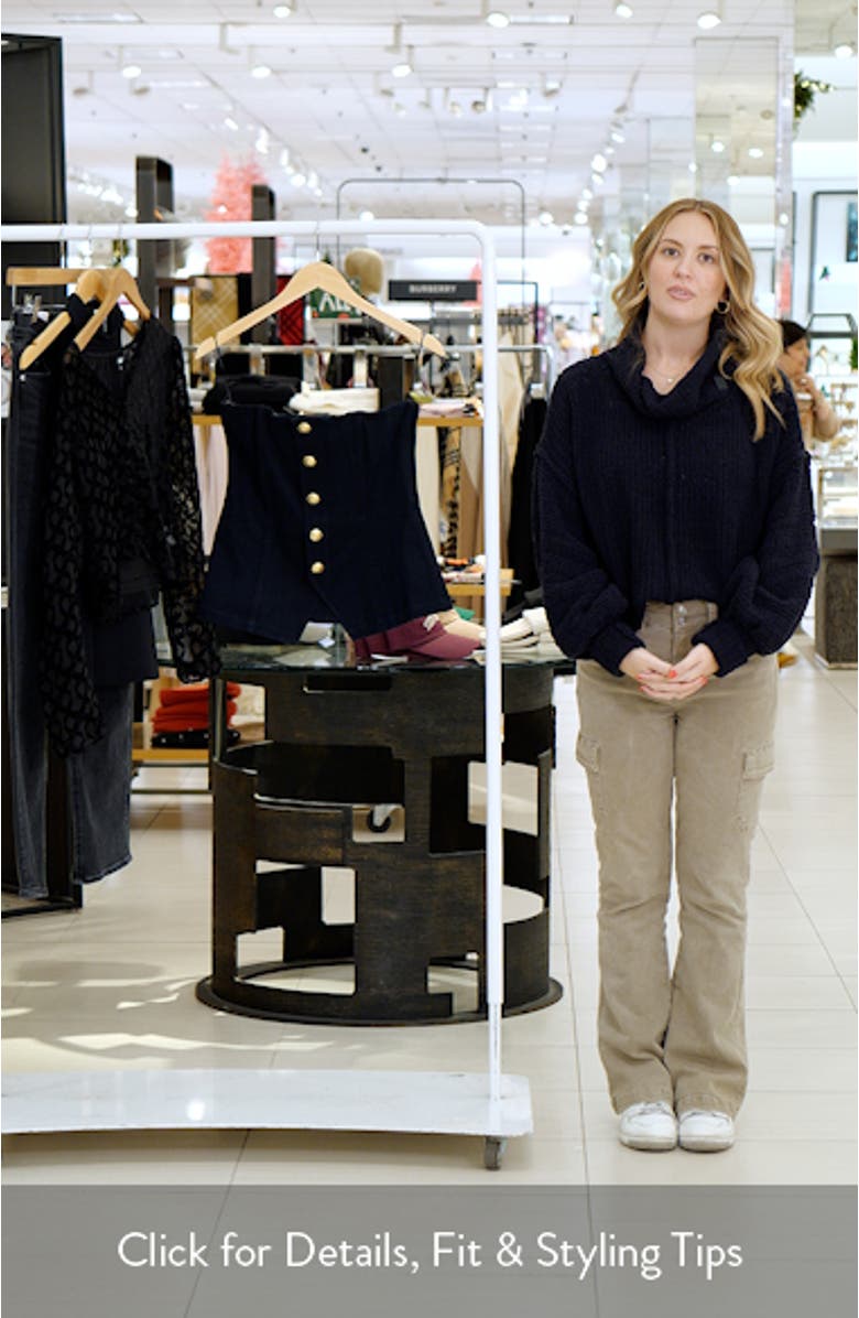 Ronan Button Front Strapless Top, sales video thumbnail