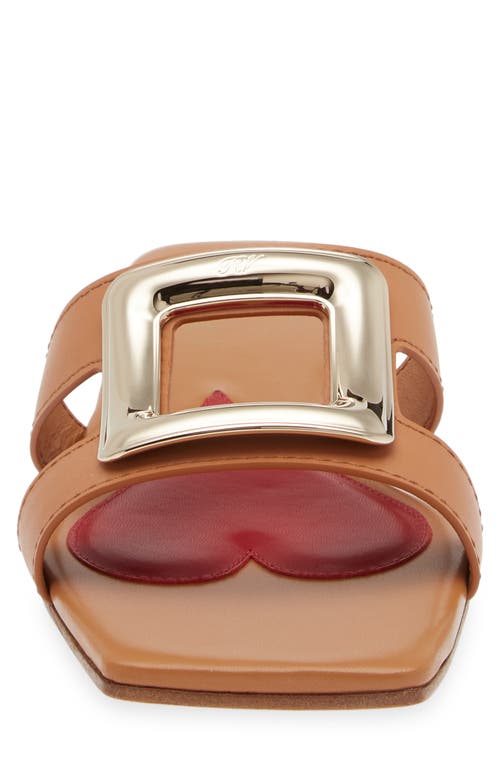 Roger Vivier Woman Sandals Tan Size 6 Leather In Cuoio Chiaro