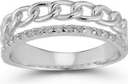 CHLOE AND MADISON Link Band Ring