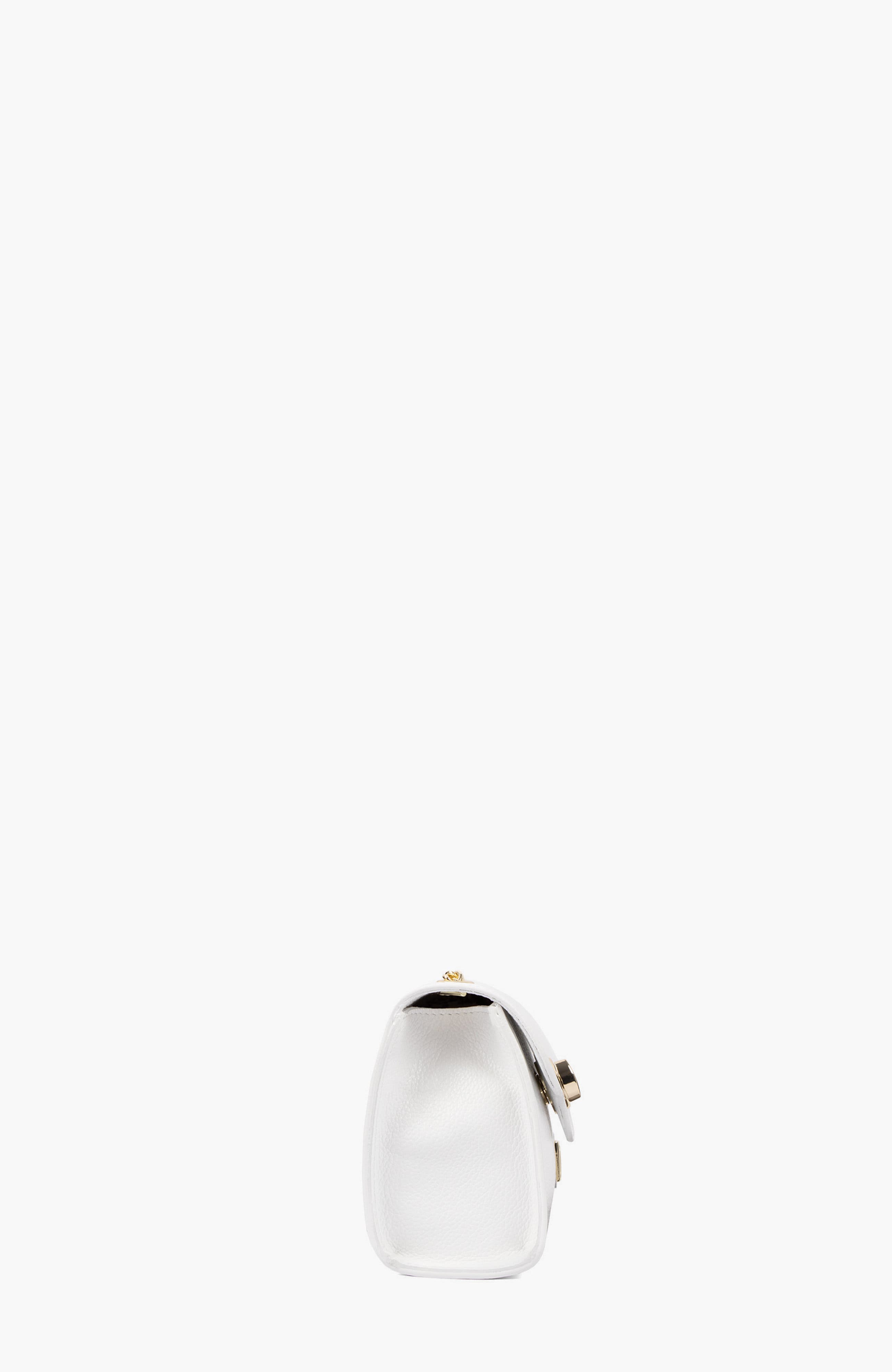Muse 535 Pebbled Leather Shoulder Bag, Alternate, color, White