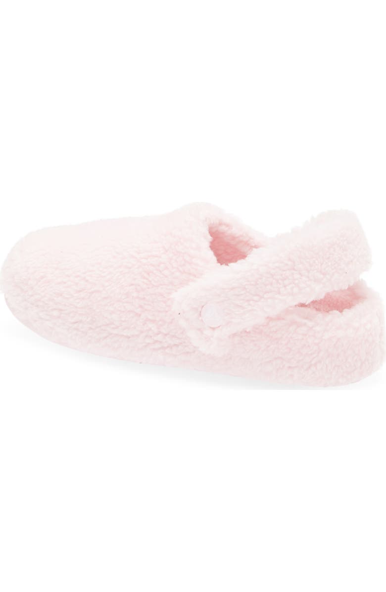 CROCS Classic Cozzzy Faux Fur Slipper Clog, Alternate, color, Pink Milk