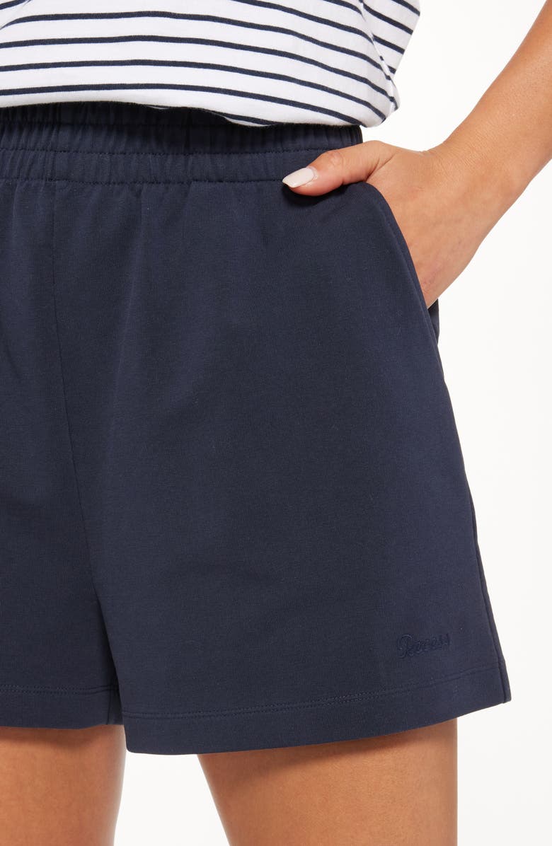 Recess Pickleball x Zella Courtside French Terry Shorts, Alternate, color, Navy Sapphire