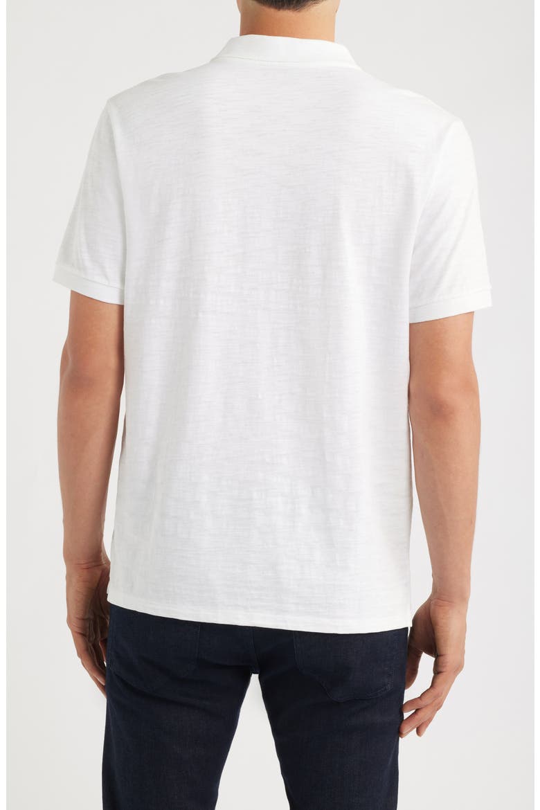 Cotton Slub Jersey Polo, Alternate, color, OPTIC WHITE