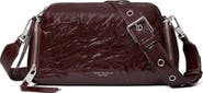 Tory Burch Perry Voyager Crinkled Patent Leather Crossbody Bag