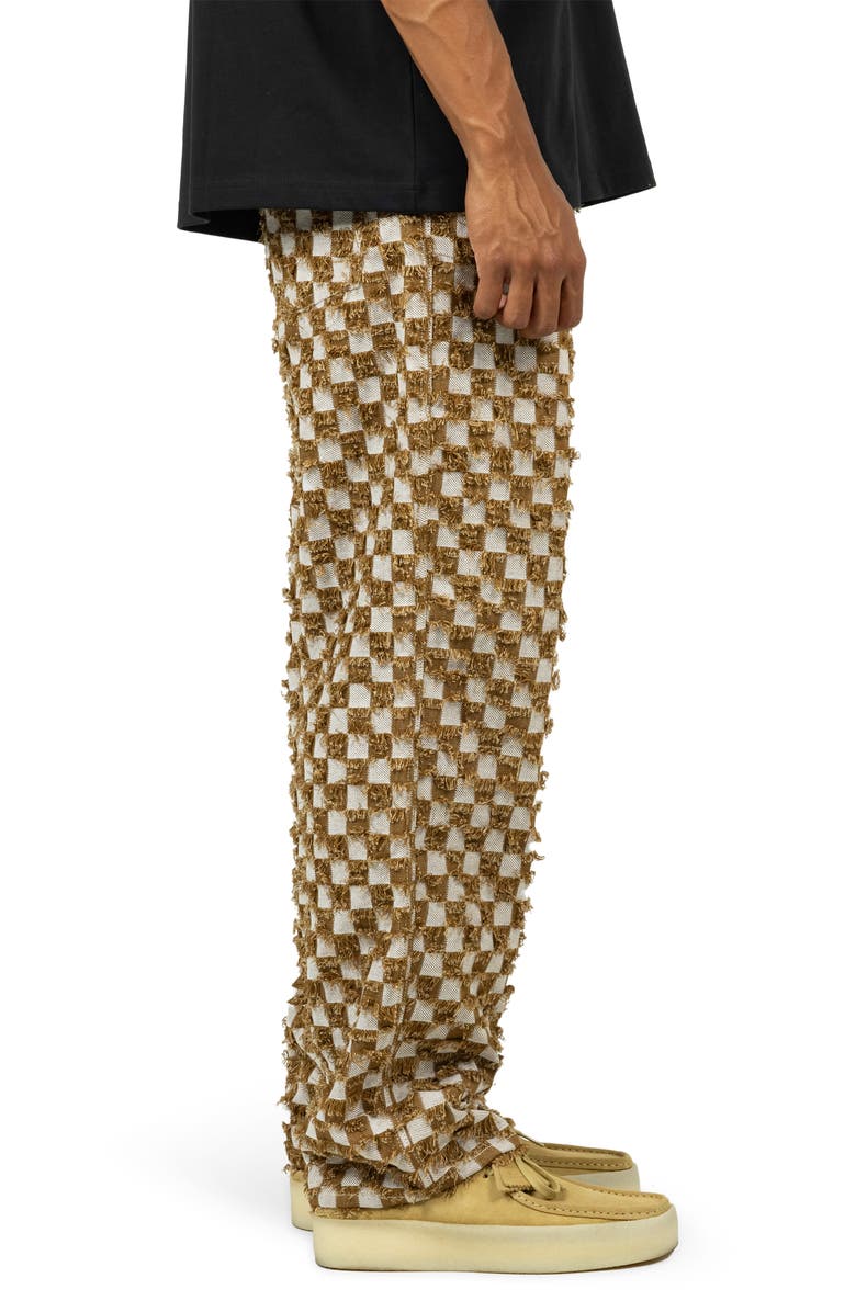 PLEASURES Curfew Checker Work Pants, Alternate, color,