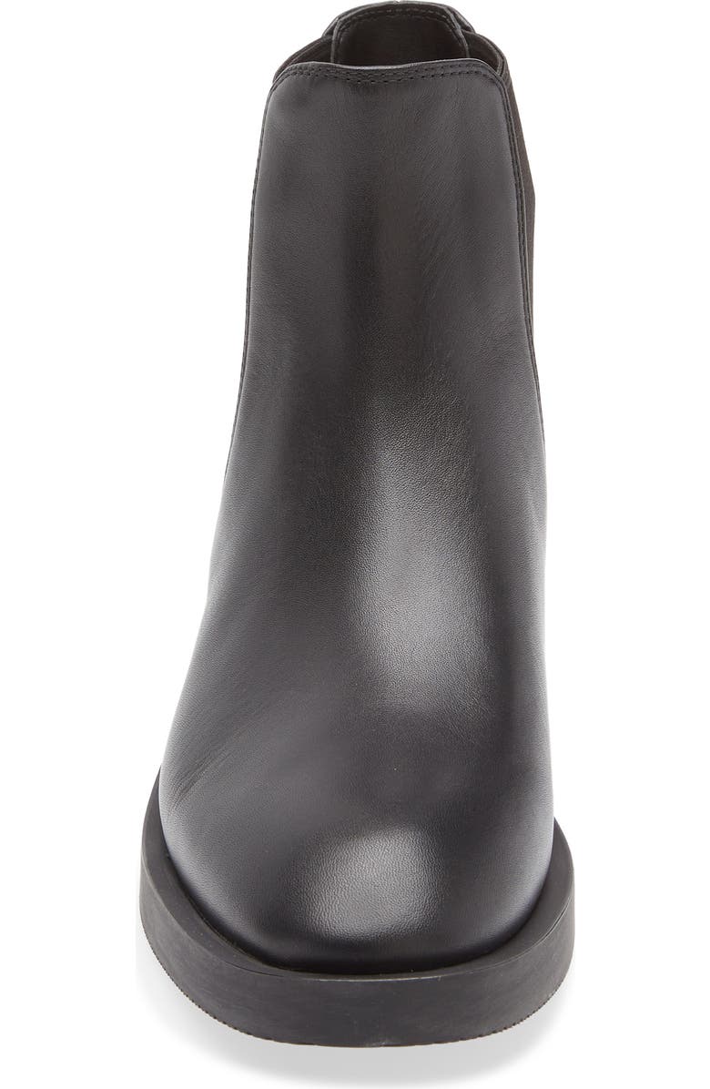 Stuart Weitzman Sondra Chelsea Bootie, Alternate, color, Black Leather