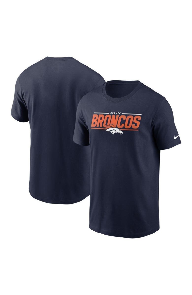 Nike Men's Nike Navy Denver Broncos Muscle T-Shirt, Main, color,