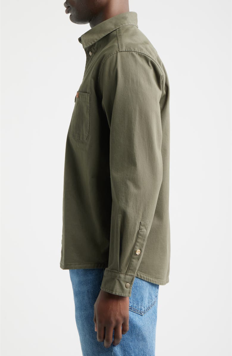 Pendleton Cotton Stretch Twill Work Shirt, Alternate, color, Green/ Ponderosa