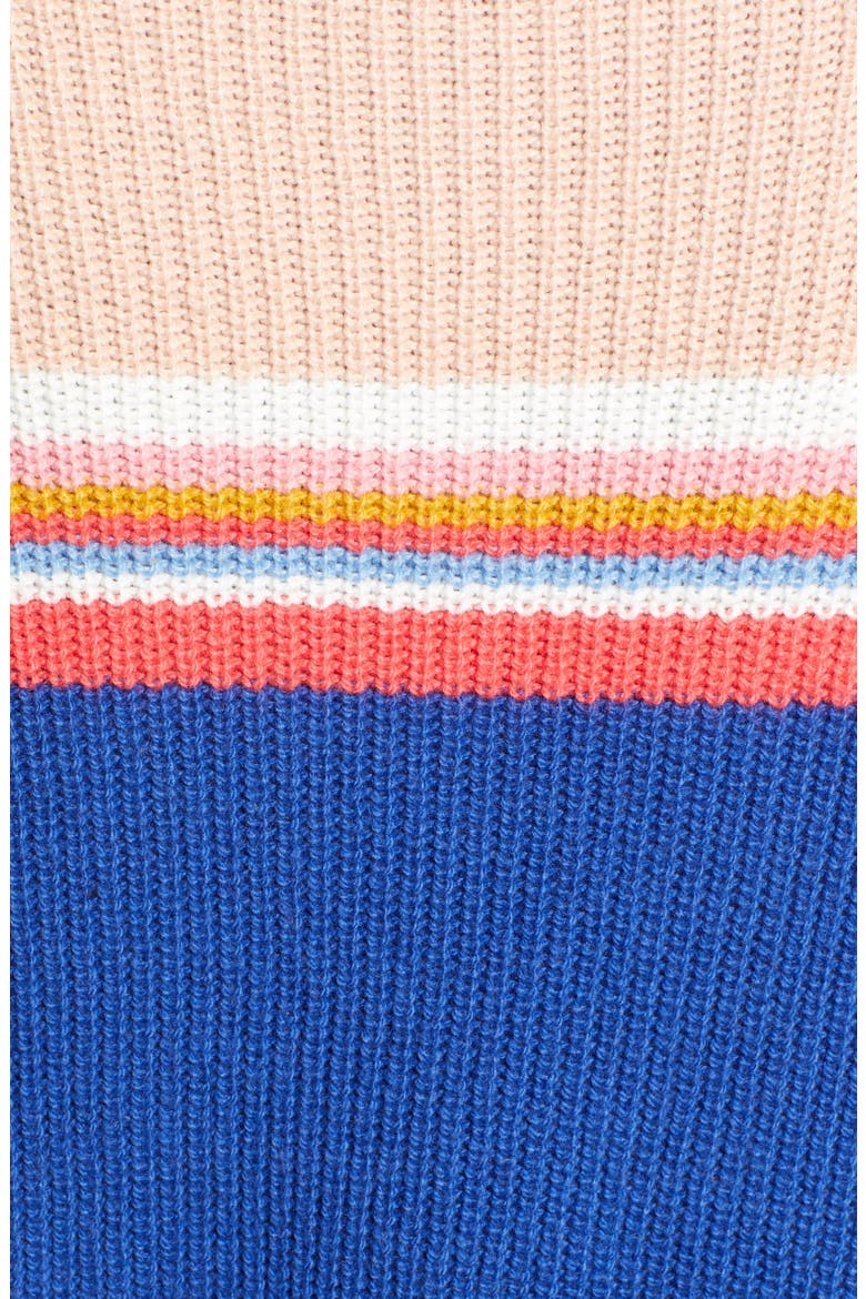Shaker Stitch Sweater, Alternate, color, BLUE MAZARINE MULTI STRIPE