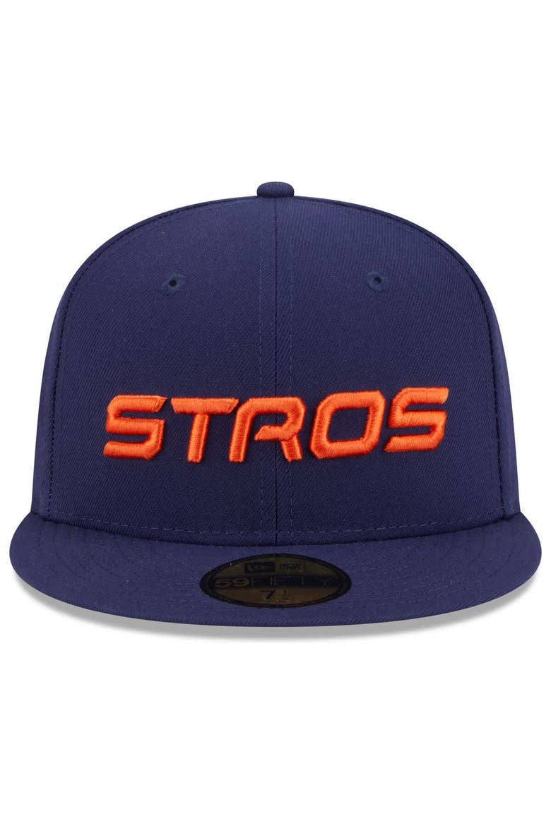 Men's New Era  Navy Houston Astros 2025 City Connect Fan Pack 59FIFTY Fitted Hat, Alternate, color, Navy