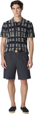 Missoni Cotton And Viscose Polo Shirt With Check Pattern