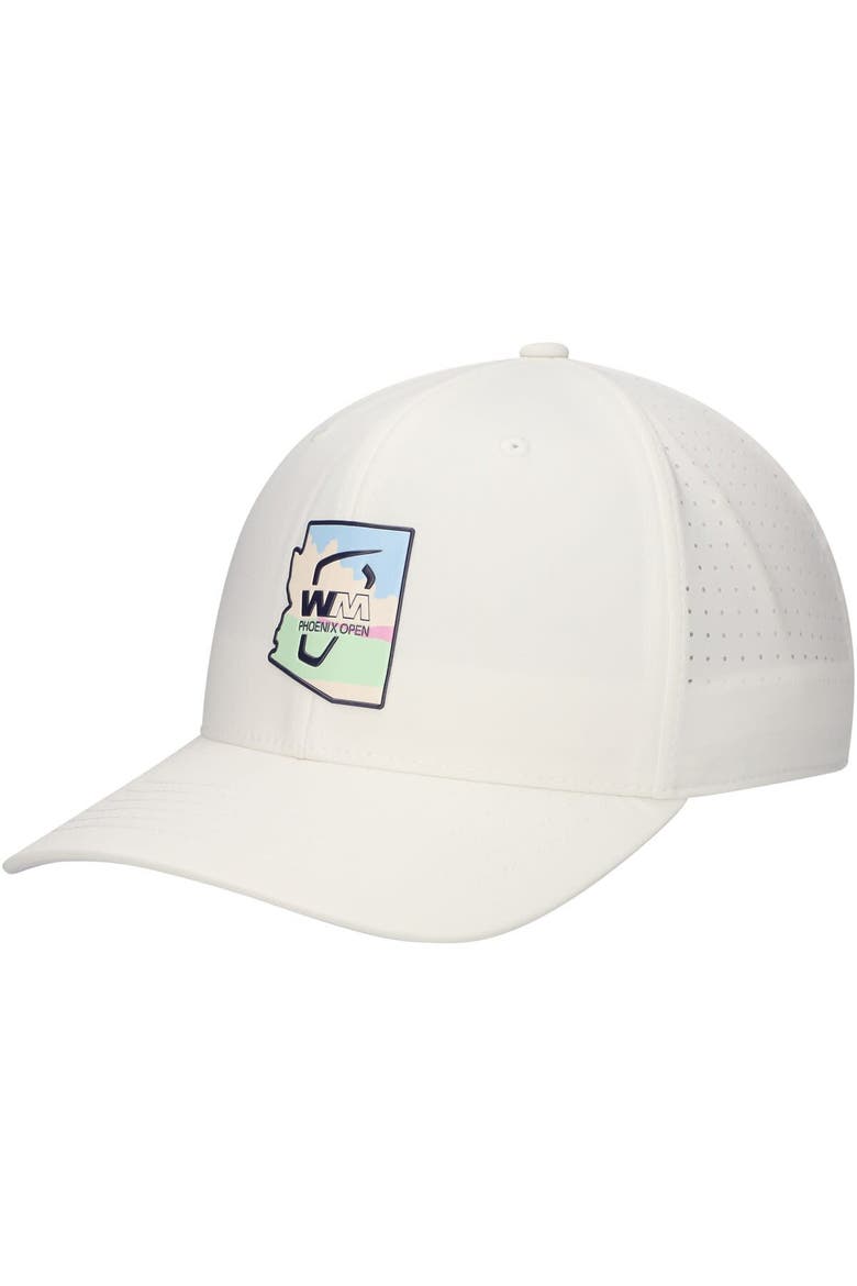 Men's Puma White WM Phoenix Open Tech Adjustable Hat, Main, color, White