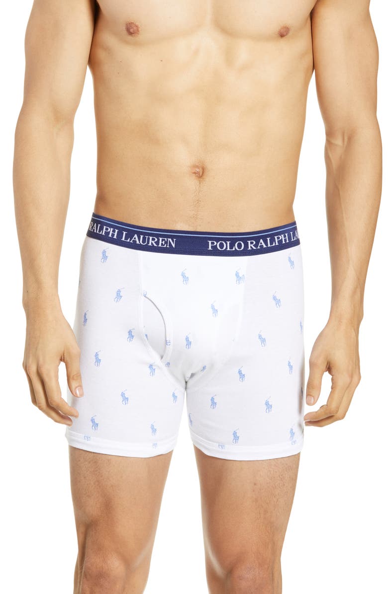 Polo Ralph Lauren 3-Pack Boxer Briefs, Alternate, color, 
