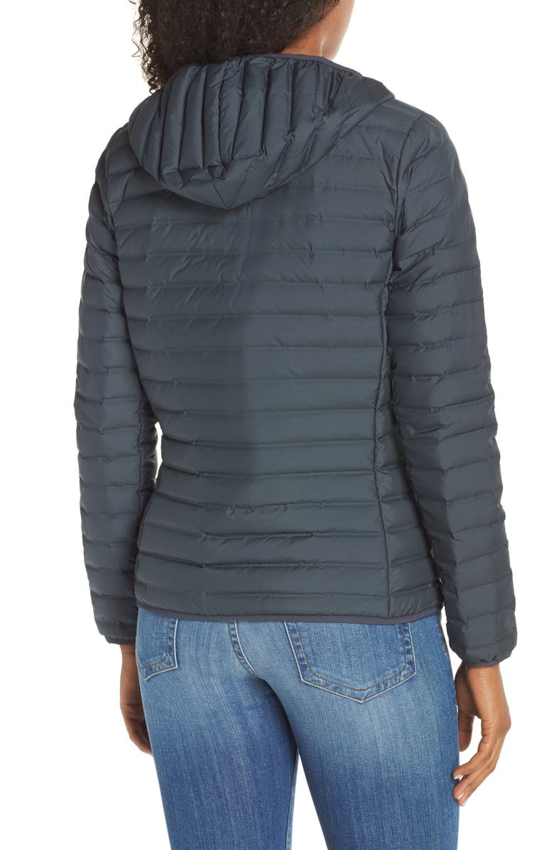 adidas Varilite Water Repellent Hooded 600-Fill-Power Down Jacket, Alternate, color, 