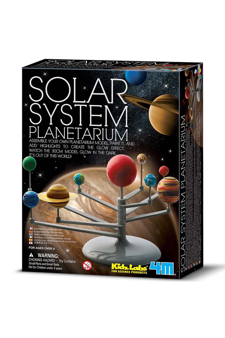 Solar System Planetarium Build 11.8 Inch Glow in the Dark Model, Main, color, Multicolored