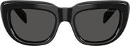 Prada 54mm Rectangular Sunglasses