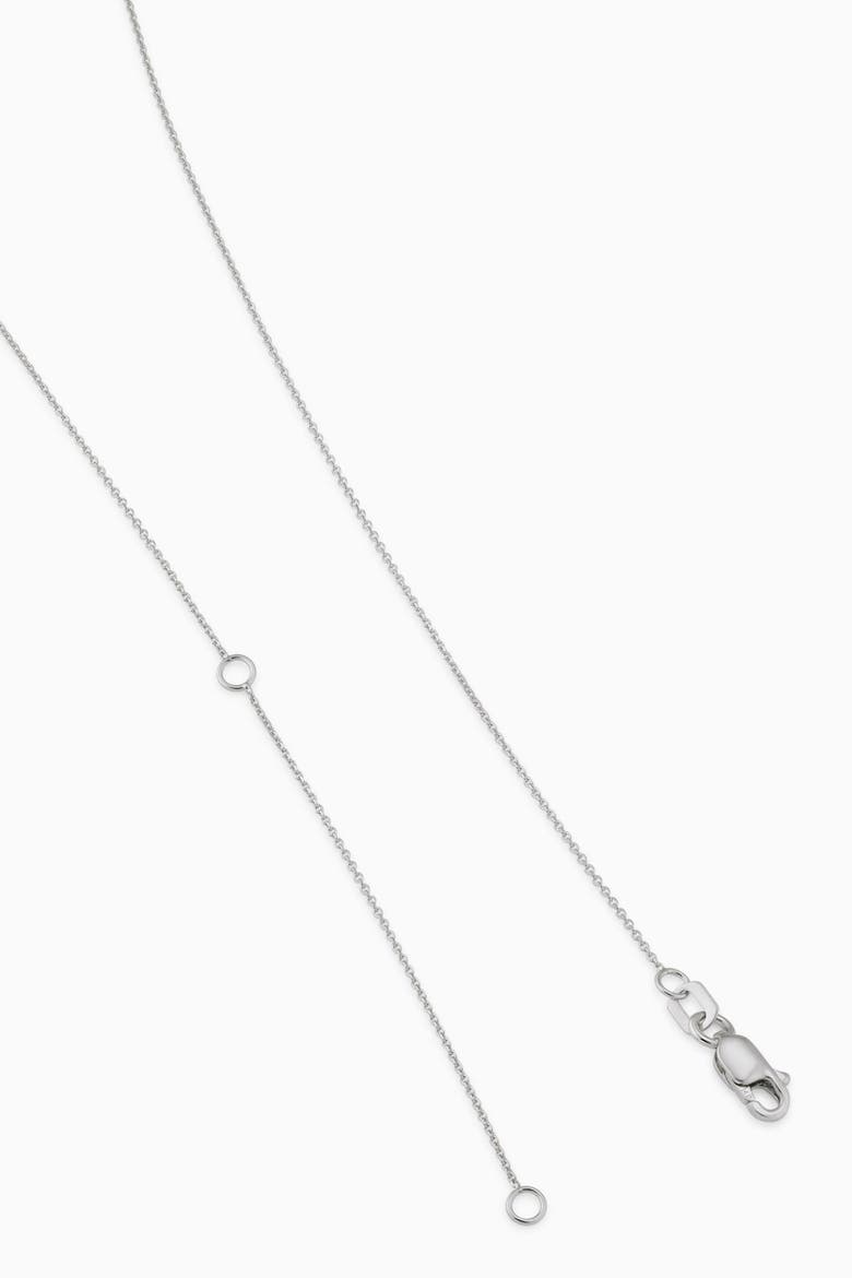 14K Solid Gold Luminous 2 Carat Lab Diamond Solitaire Necklace, Alternate, color, White Gold, Lab Diamonds