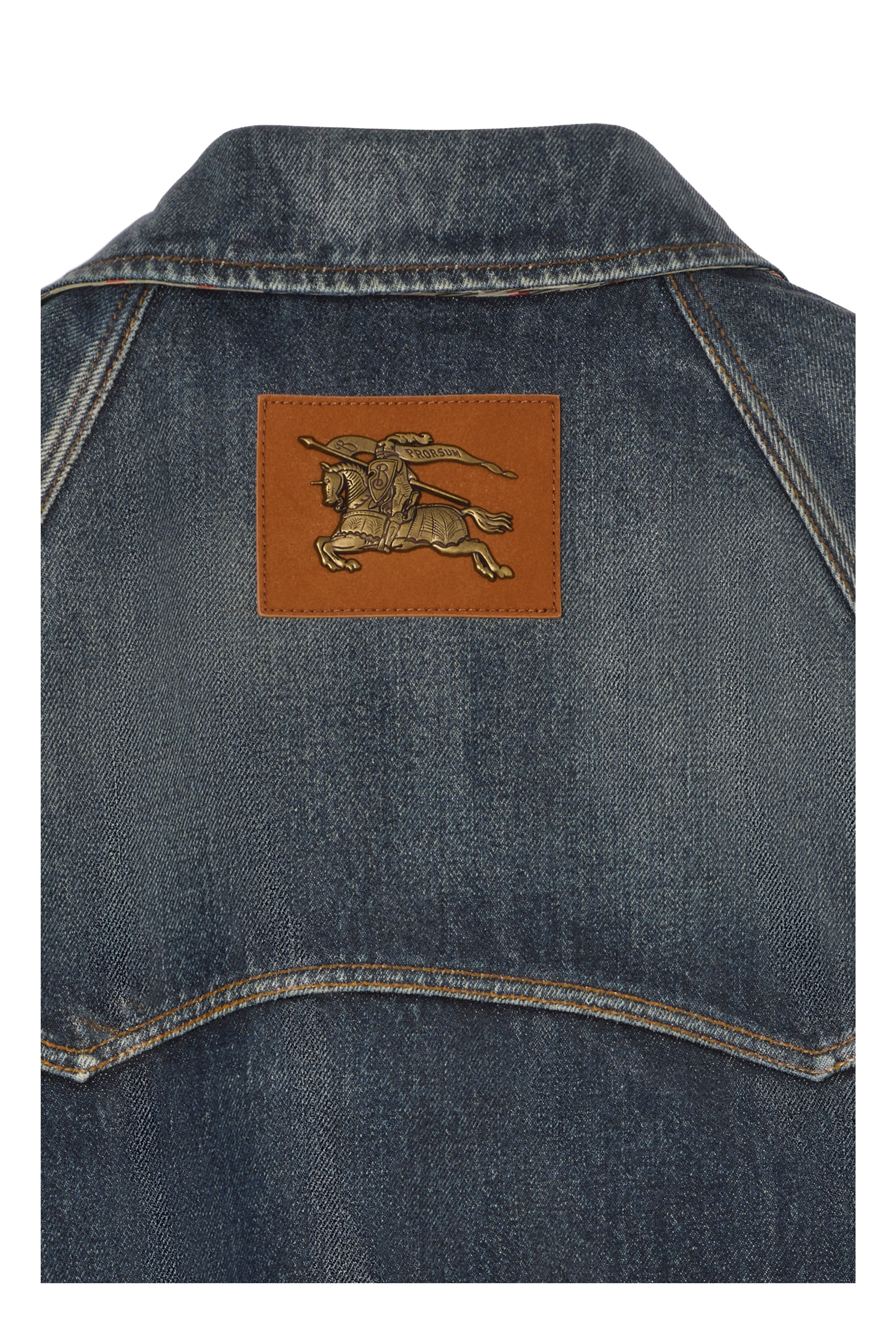 Burberry Coated Denim Jacket (Men) | Nordstrom