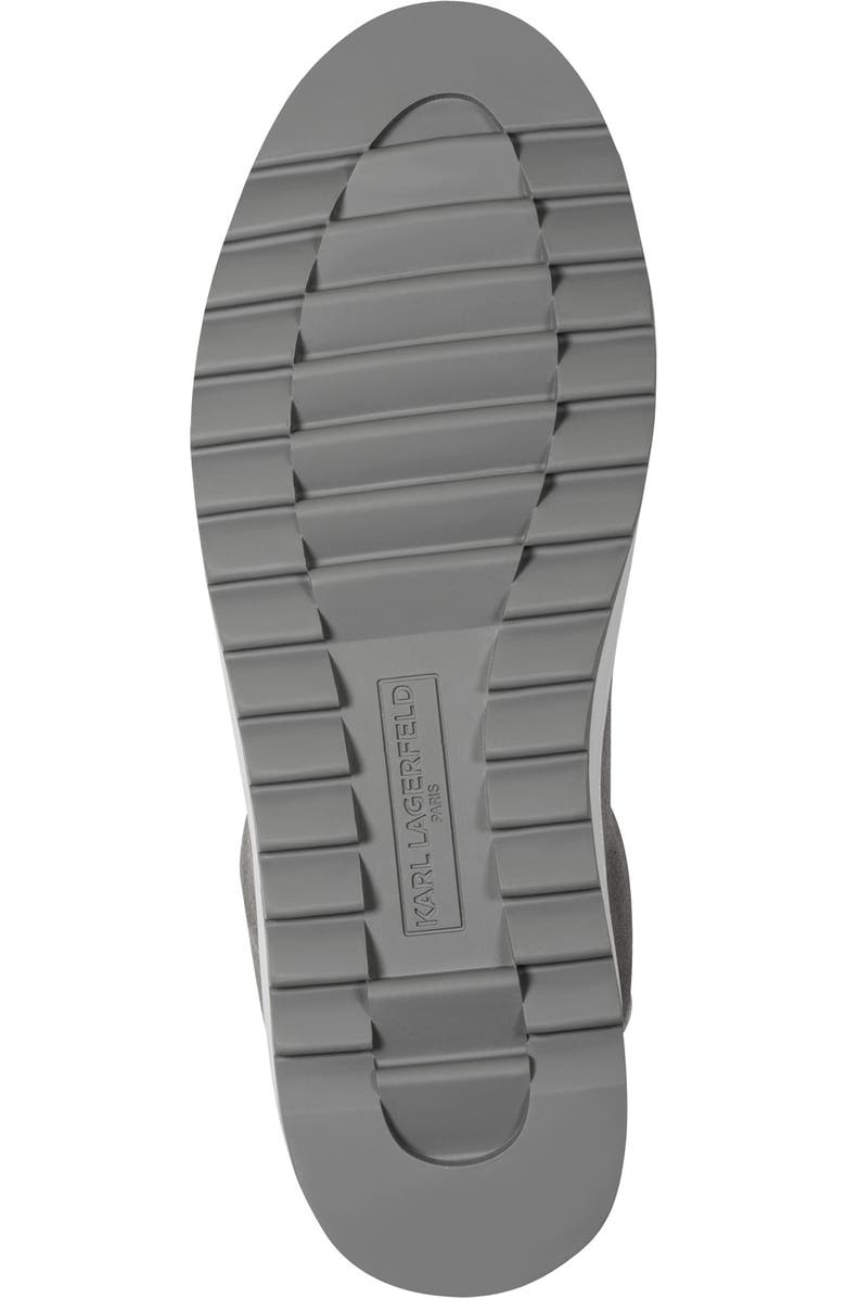 KARL LAGERFELD PARIS Mark Suede Low Profile Sneaker, Alternate, color, Grey