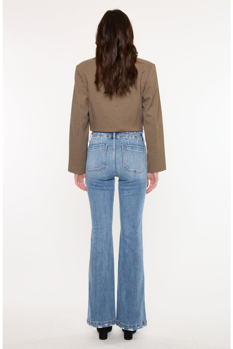 Bailey High Rise Flare Jeans, Alternate, color, Medium Dark