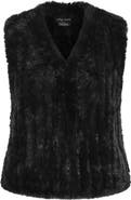 City Chic Eve Faux Fur Vest