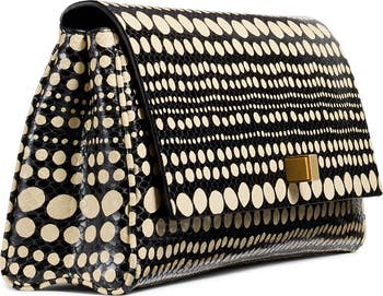 【KHAITE】Audrey Clutch Audrey Clutch in Black Nappa Leather – KHAITE