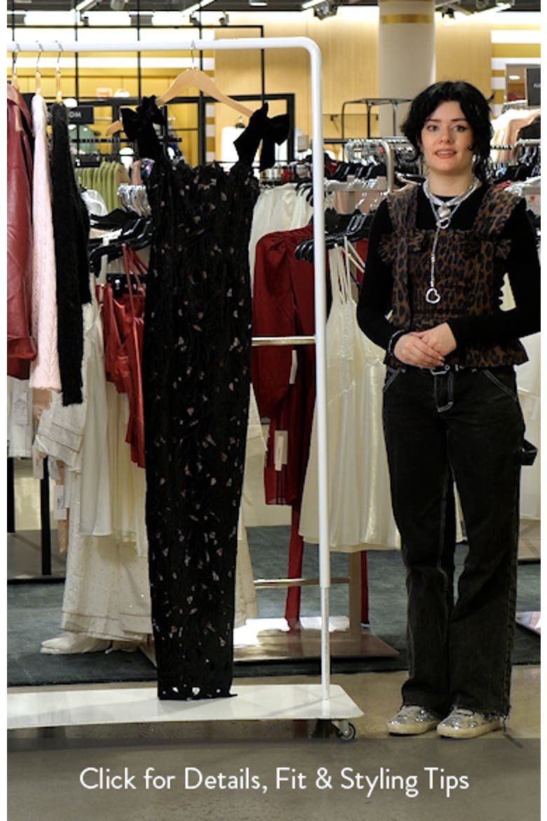 Tiff Velvet Lace Body-Con Gown video