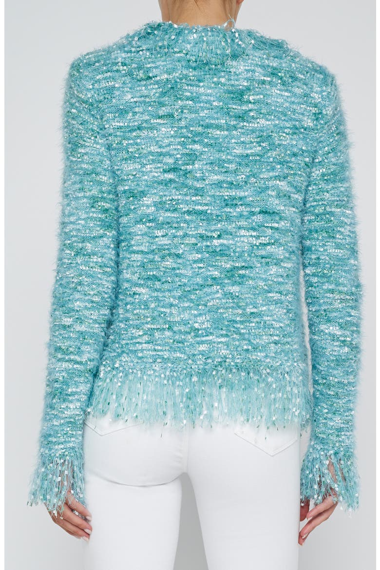 Knit Cardigan, Alternate, color, JADE MULTI
