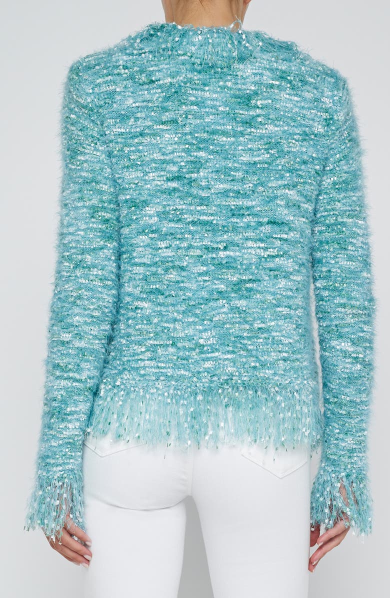 L'AGENCE Knit Cardigan, Alternate, color, Jade Multi